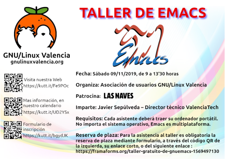 Taller GNU/Emacs
